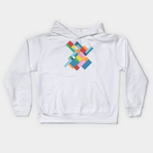 Rainbow Map 45 Kids Hoodie